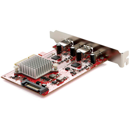 StarTech 4-Port USB PCIe Card Tarjeta PCI Express USB 3.2 Gen 2 10 Gb/s