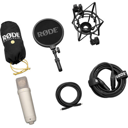 RODE NT1 5ª Generación Micrófono Condensador Cardioide 1" Diafragma Negro