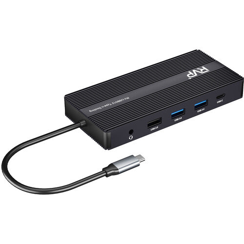 RVP+ RVP-USB012 Estación de Acoplamiento USB-C 3.1 Gen 1 12 en 1 HDMI VGA 100W PD