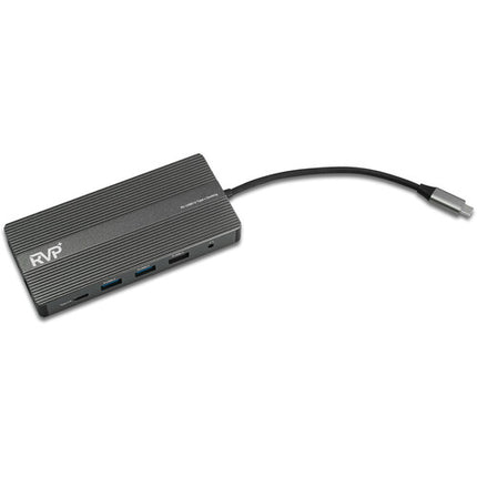RVP+ RVP-USB012 Estación de Acoplamiento USB-C 3.1 Gen 1 12 en 1 HDMI VGA 100W PD