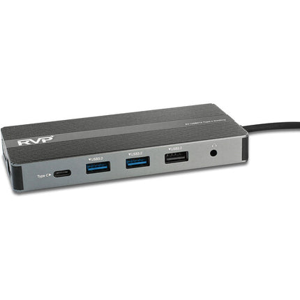 RVP+ RVP-USB012 Estación de Acoplamiento USB-C 3.1 Gen 1 12 en 1 HDMI VGA 100W PD