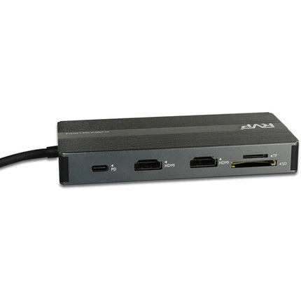 RVP+ RVP-USB012 Estación de Acoplamiento USB-C 3.1 Gen 1 12 en 1 HDMI VGA 100W PD