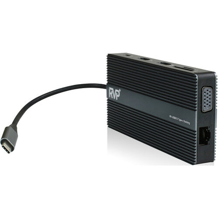 RVP+ RVP-USB012 Estación de Acoplamiento USB-C 3.1 Gen 1 12 en 1 HDMI VGA 100W PD
