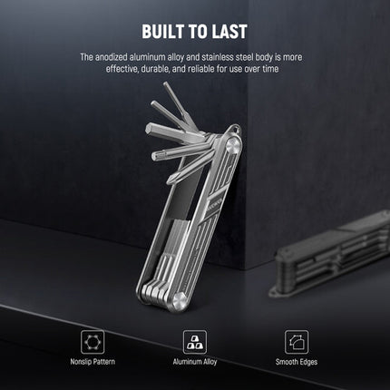 Neewer UA048S Kit de Herramientas Plegable 10 en 1 con 6 Llaves Allen y 4 Destornilladores