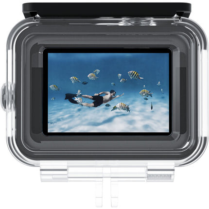 TELESIN Funda Impermeable para GoPro HERO12/11/10/9 Profundidad 45m Vidrio Templado