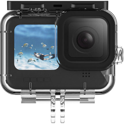 TELESIN Funda Impermeable para GoPro HERO12/11/10/9 Profundidad 45m Vidrio Templado