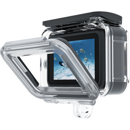 TELESIN Funda Impermeable para GoPro HERO12/11/10/9 Profundidad 45m Vidrio Templado