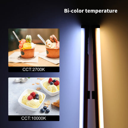 GVM BD45R Luz LED RGB Bi-Color 2 Unidades 48 Pulgadas 2700-10000K
