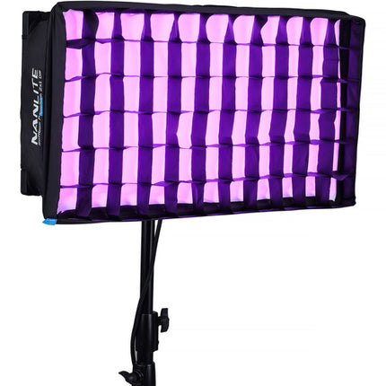 Nanlite Softbox con Rejilla para PavoSlim 120B/C Panel LED 1.5 y 2.5 Stop Diffuser