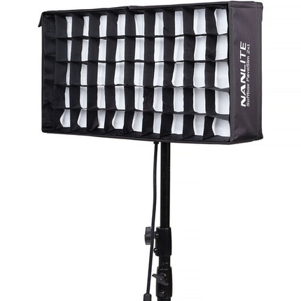 Nanlite Softbox Plegable con Egg Crate para Panel LED PavoSlim 120B/C 1.5 y 2.5 Stop