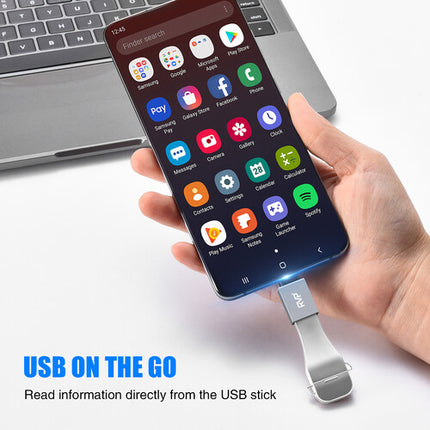 RVP+ Adaptador USB A Hembra a USB C Macho 5 Pack USB 3.2 Gen 1 Alumínio Gris