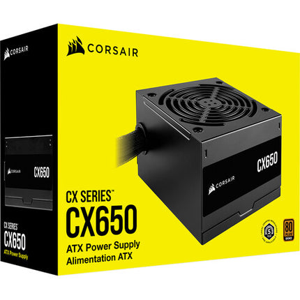 CORSAIR CX Series CX650 Fuente de Poder ATX 650W 80 PLUS Bronze Ventilador 120mm