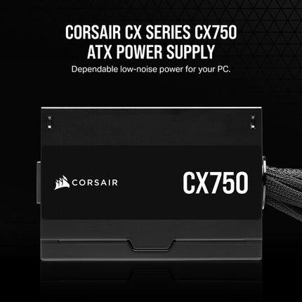 CORSAIR CX Series CX750 Fuente de Poder ATX 750W 80 PLUS Bronze 120mm Ventilador