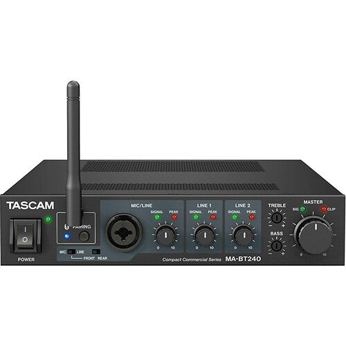TASCAM MA-BT240 Amplificador de Mezcla 240W Bluetooth Entrada Mic Line