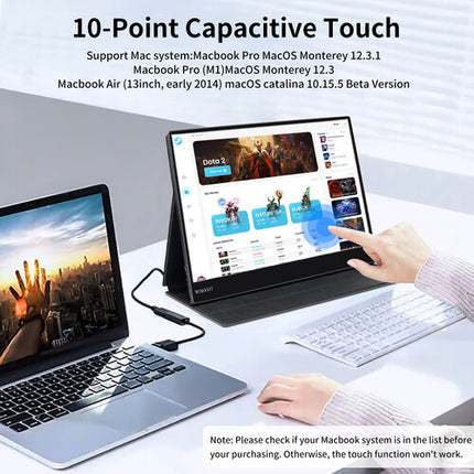 Wimaxit M1560CT3 Monitor Portátil Multi-Táctil 15.6" Full HD 1920x1080 10-Puntos IPS