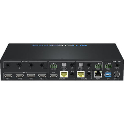 Blustream 4x2 HDBaseT Matriz con 4 entradas HDMI y 2 salidas HDBaseT