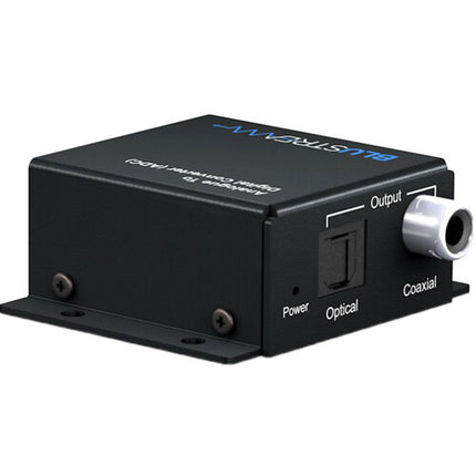 Blustream ADC Convertidor de Audio Analógico a Digital 16-Bit 48 kHz SPDIF con Salida Óptica y Coaxial