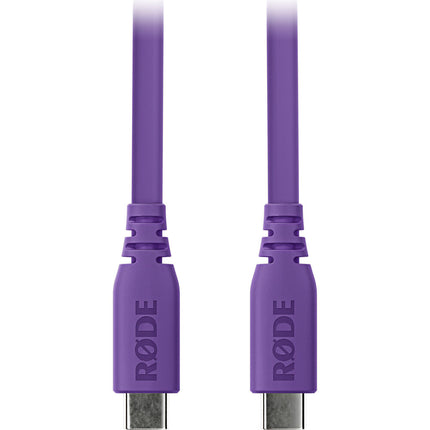 RODE SC17 Cable USB-C a USB-C 5 Pies Diseño Blindado Morado