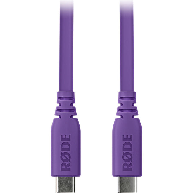 RODE SC17 Cable USB-C a USB-C 5 Pies Diseño Blindado Morado