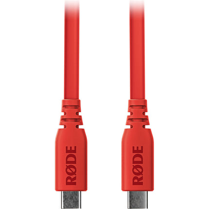RODE SC17 Cable USB-C a USB-C Rojo 5 Pies USB 2.0 Blindado