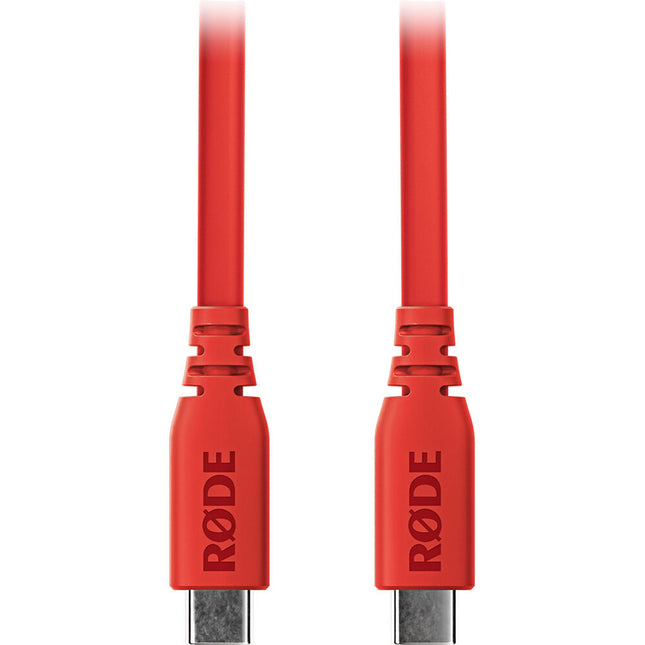 RODE SC17 Cable USB-C a USB-C Rojo 5 Pies USB 2.0 Blindado