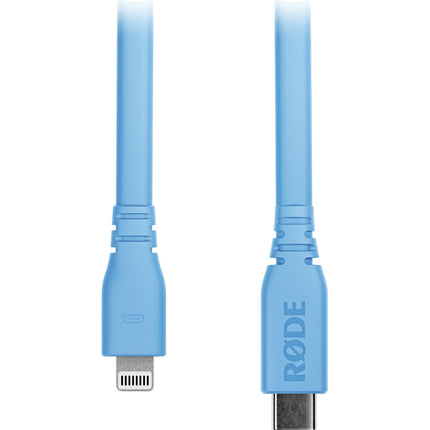 RODE SC19 Cable Lightning a USB-C Azul 5 Pies MFi para Micrófonos