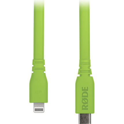 RODE SC19 Cable Lightning a USB-C Verde 5 Pies Compatible con VideoMic NTG