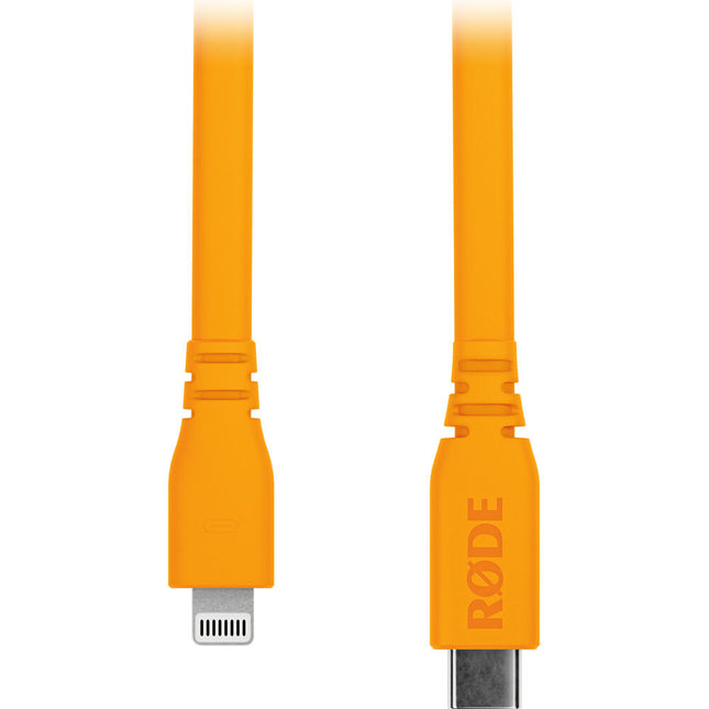 RODE SC19 Cable Lightning a USB-C 5 pies Naranja MFi VideoMic