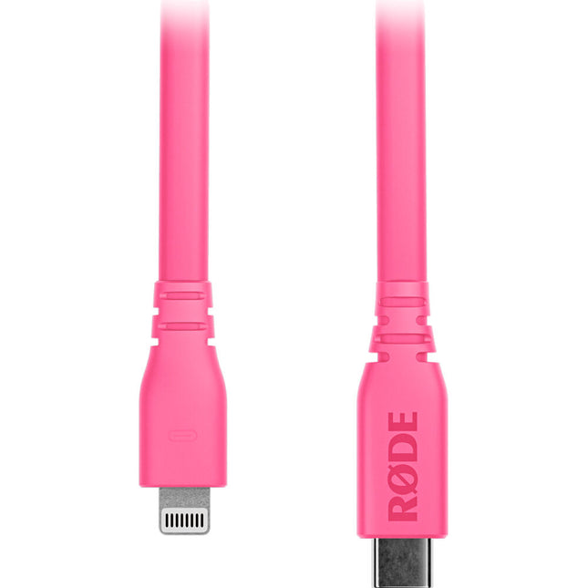 RODE SC19 Cable Lightning a USB-C Rosa 5 Pies MFi Certificado