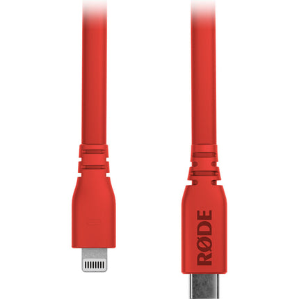 RODE SC19 Cable Lightning a USB-C Rojo 5 Pies MFi Certificado
