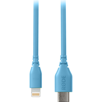 RODE SC21 Cable Lightning a USB-C Azul 11.8 Pulgadas MFi Certificado