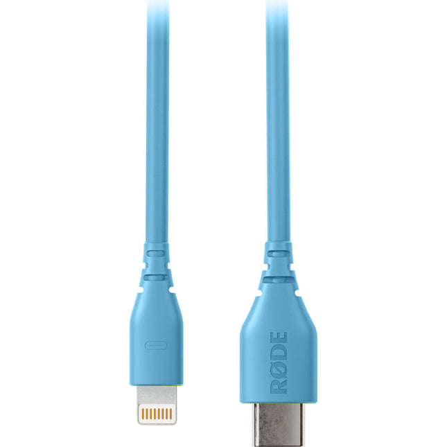 RODE SC21 Cable Lightning a USB-C Azul 11.8 Pulgadas MFi Certificado