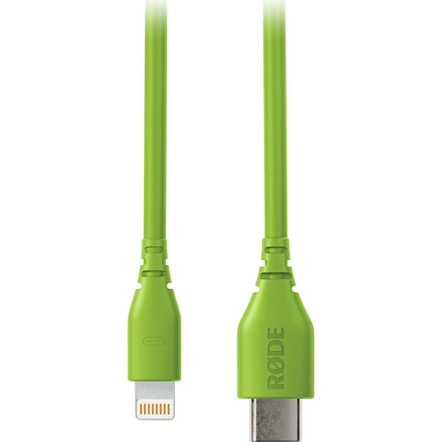 RODE SC21 Cable Lightning a USB-C Verde 30 cm MFi Certificado