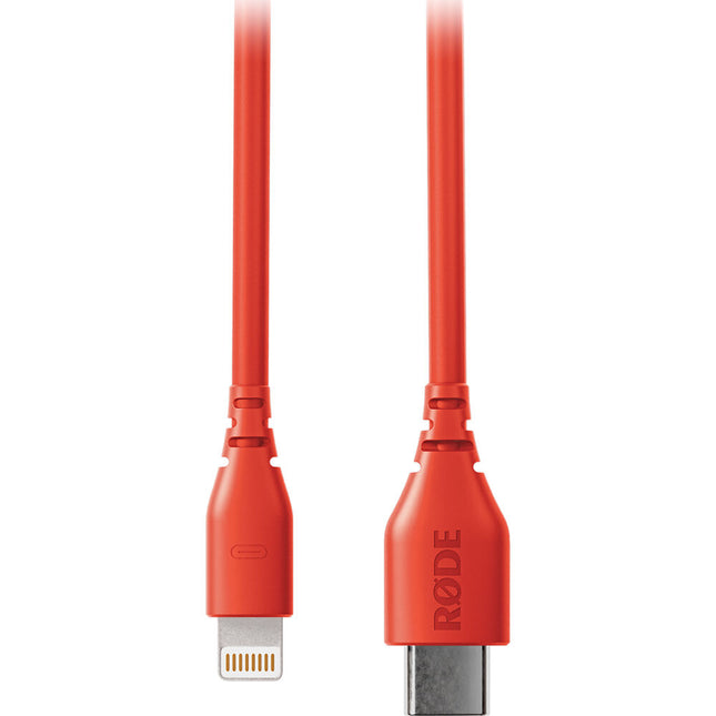 RODE SC21 Cable Lightning a USB-C 11.8 pulgadas MFi Certificado Rojo
