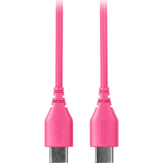 RODE SC22 Cable USB-C a USB-C Rosa 30 cm Compatible con Dispositivos Rode