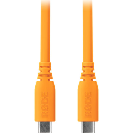 RODE SC27 Cable USB-C a USB-C 6.6 pies 5 Gb/s 60W Naranja
