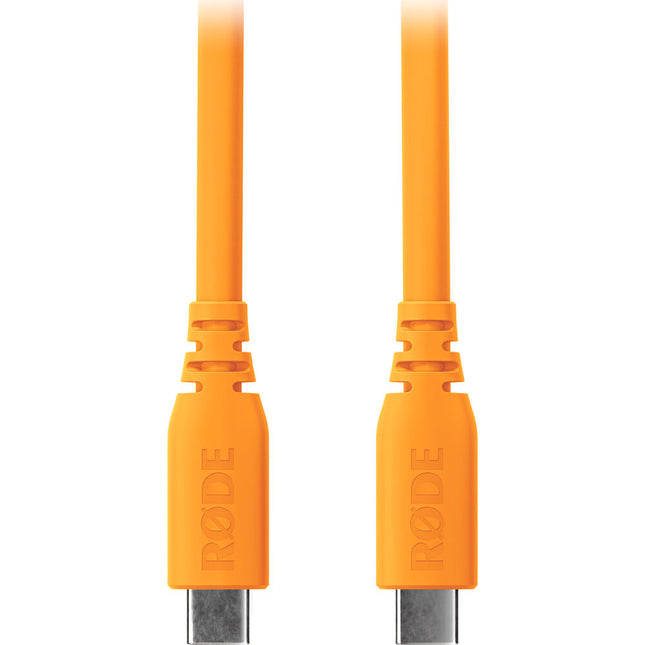 RODE SC27 Cable USB-C a USB-C 6.6 pies 5 Gb/s 60W Naranja