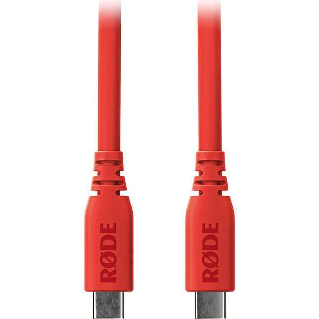 RODE SC27 Cable USB-C a USB-C Rojo 6.6 pies 5 Gb/s 60W PD