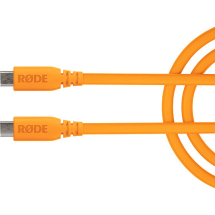 RODE SC17 Cable USB-C a USB-C 5 pies USB 2.0 diseño protegido naranja