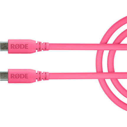 RODE SC17 Cable USB-C a USB-C Rosa 5 pies USB 2.0 Blindado