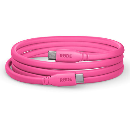 RODE SC17 Cable USB-C a USB-C Rosa 5 pies USB 2.0 Blindado