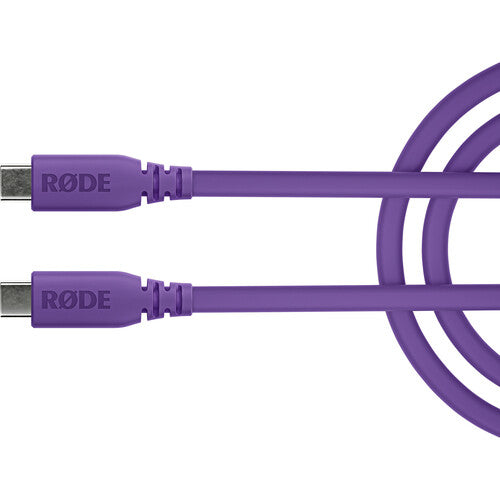 RODE SC17 Cable USB-C a USB-C 5 Pies Diseño Blindado Morado