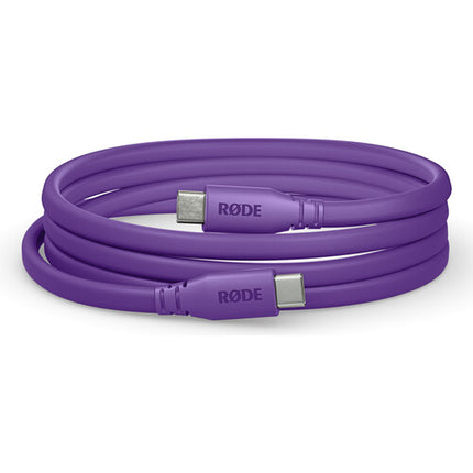 RODE SC17 Cable USB-C a USB-C 5 Pies Diseño Blindado Morado