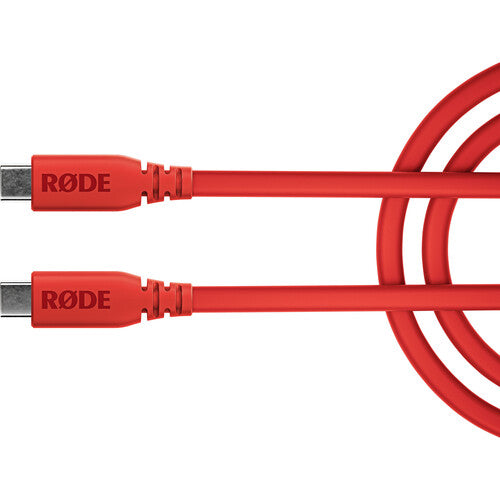 RODE SC17 Cable USB-C a USB-C Rojo 5 Pies USB 2.0 Blindado