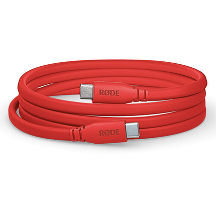 RODE SC17 Cable USB-C a USB-C Rojo 5 Pies USB 2.0 Blindado