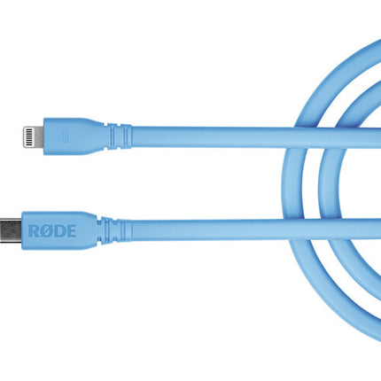 RODE SC19 Cable Lightning a USB-C Azul 5 Pies MFi para Micrófonos