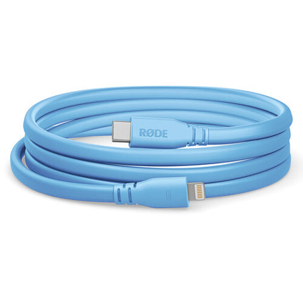 RODE SC19 Cable Lightning a USB-C Azul 5 Pies MFi para Micrófonos