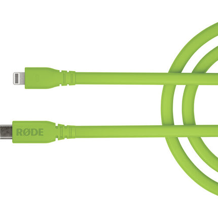 RODE SC19 Cable Lightning a USB-C Verde 5 Pies Compatible con VideoMic NTG