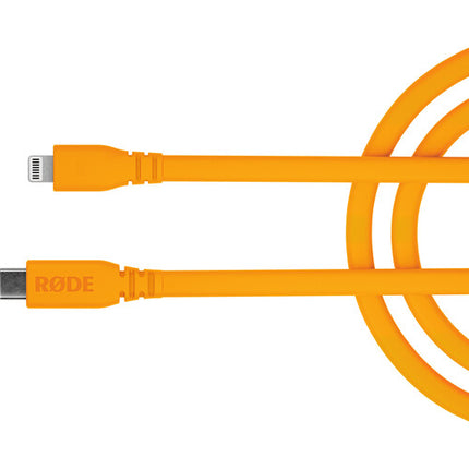 RODE SC19 Cable Lightning a USB-C 5 pies Naranja MFi VideoMic
