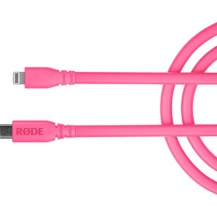 RODE SC19 Cable Lightning a USB-C Rosa 5 Pies MFi Certificado